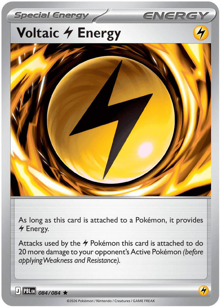 PBL Pitch Black - 084/084 - Voltaic Lightning Energy (Holo)