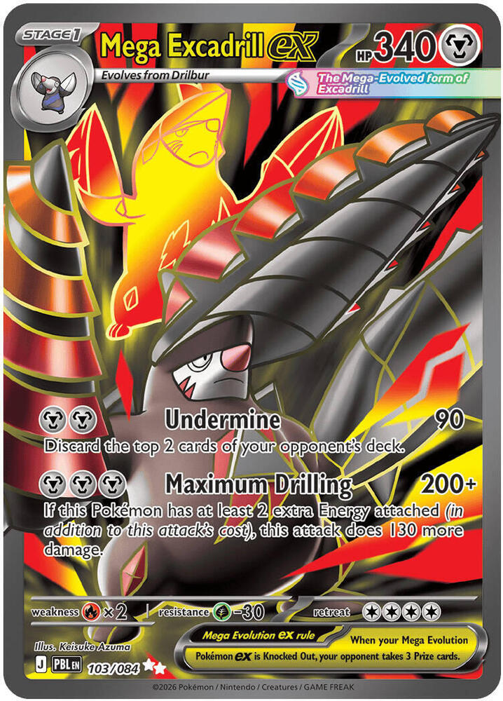 PBL Pitch Black - 103/084 - Mega Excadrill ex