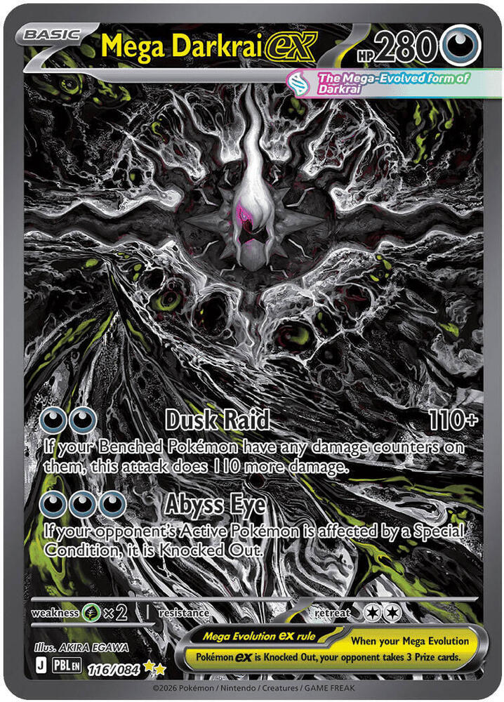 PBL Pitch Black - 116/084 - Mega Darkrai ex