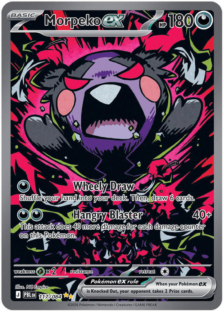 PBL Pitch Black - 117/084 - Morpeko ex