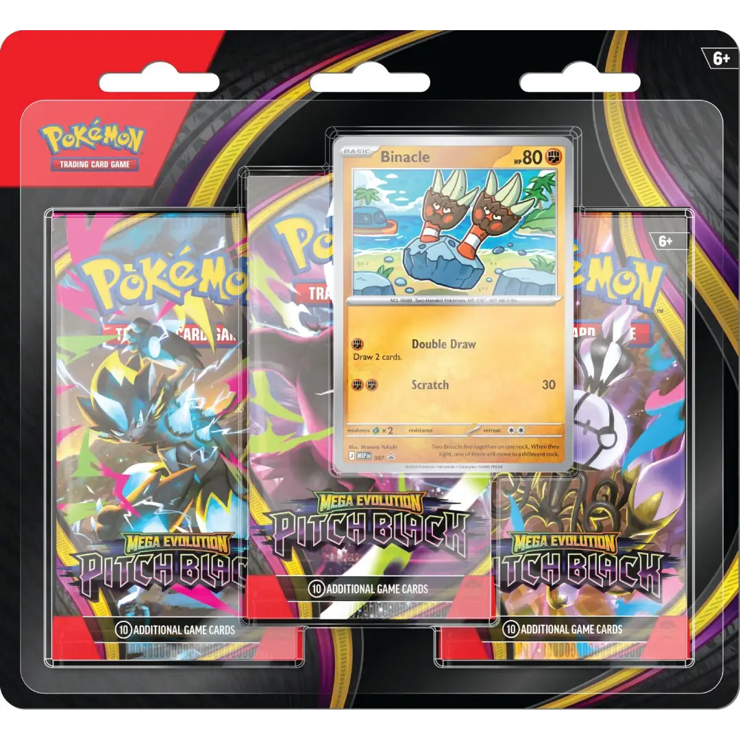 Pokemon: Pitch Black - 3-pack - Binacle