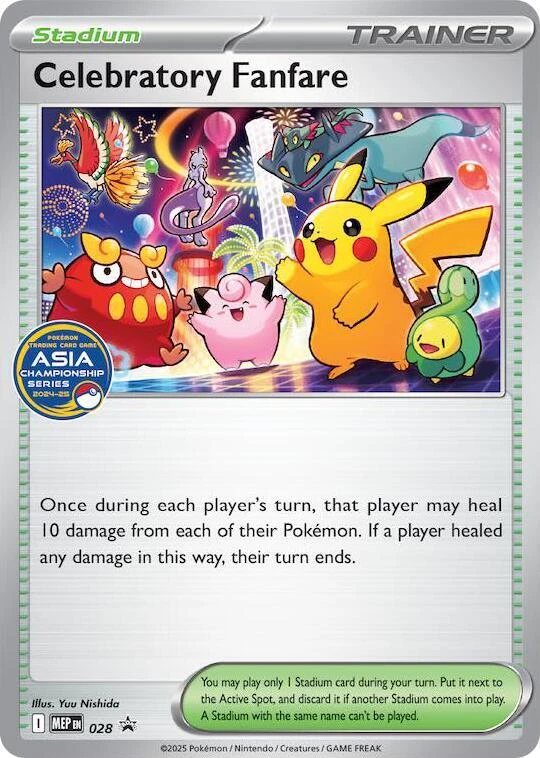 MEP Mega Evolution Promos - MEP028 - Celebratory Fanfare (Asia Championship Series)