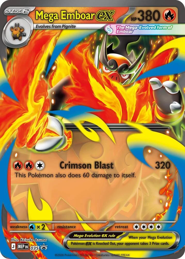 MEP Mega Evolution Promos - MEP035 - Mega Emboar ex