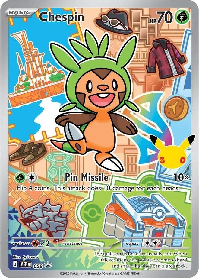 MEP Mega Evolution Promos - MEP058 - Chespin