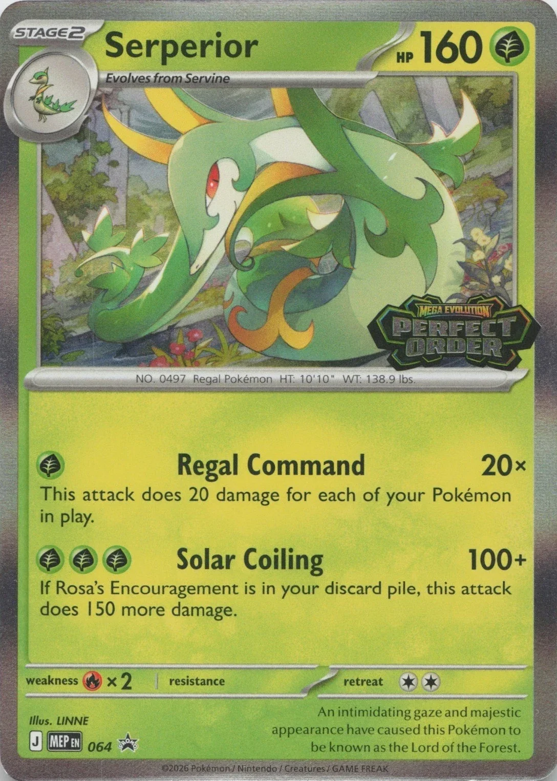 MEP Mega Evolution Promos - MEP064 - Serperior (Stamped Holo)