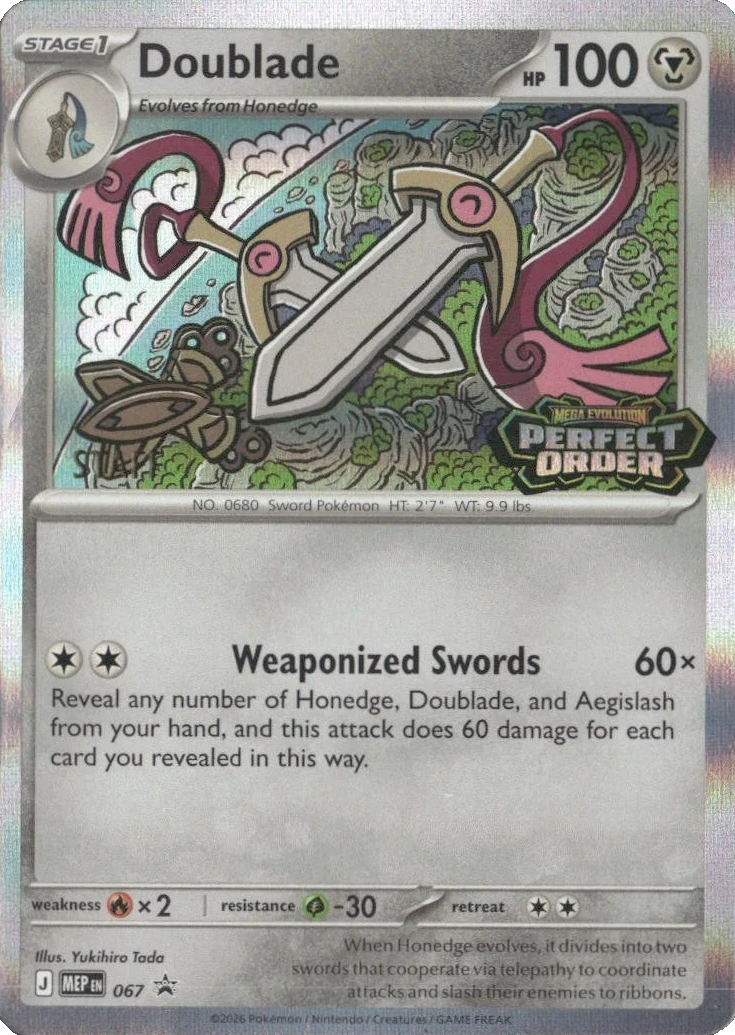 MEP Mega Evolution Promos - MEP067 - Doublade (Stamped Holo)
