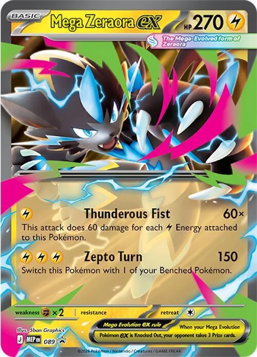 MEP Mega Evolution Promos - MEP089 - Mega Zeraora ex