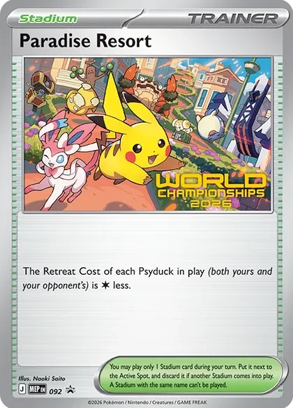 MEP Mega Evolution Promos - MEP092 - Paradise Resort (World Championships 2026)