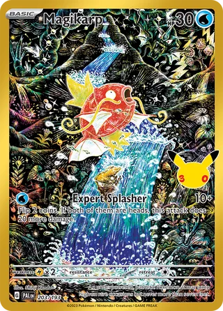 Karta Pokémon - 30th Celebration - PAL203 - Magikarp