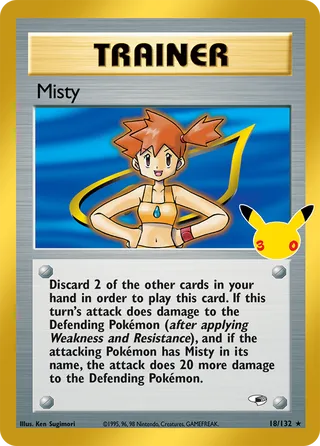 Karta Pokémon - 30th Celebration - GH018 - Misty
